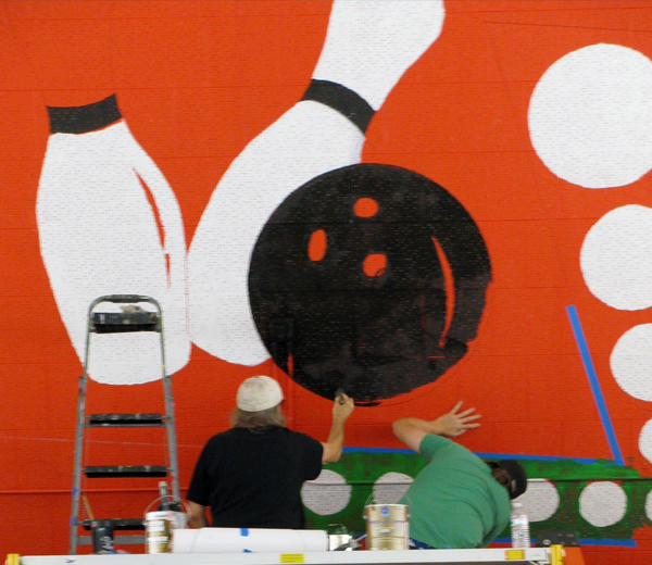 Holiday Lanes Murals